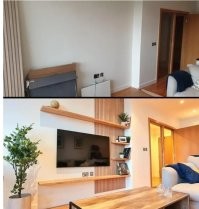 Интересно, сколько заплатили дизайнеру за то, что повесил телек и прибил 4 доски?