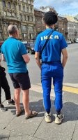 Пакет Икеевский навеял. Не метро правда, но тоже Питер. Пару тройку лет назад: