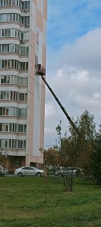 О! А это мой проспект Победы. Вот жена вчера сфотографировала, до того, как дождь начался.