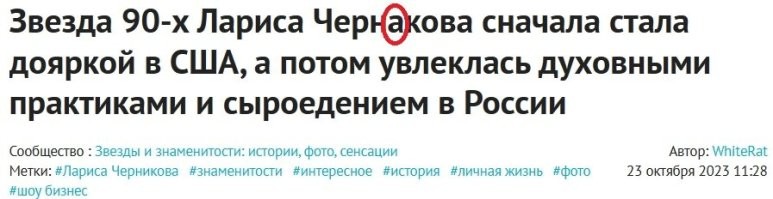 Звезда 90-х Лариса Черникова сначала стала дояркой в США, а потом увлеклась духовными практиками и сыроедением в России