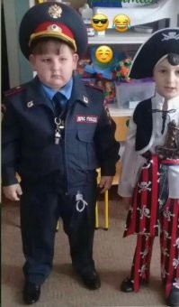 Забавные участники маскарада в детском садике⁠⁠