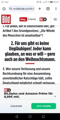 Я свободно владею немецким. 
Газета BILD за вчера и за сегодня.
Что именно мне надо подтвердить? Пунк 1 в посте, это пунк 2 в самом манифесте.
Манифест выпущен на 4х языках.

Конечно тут вырваны из контекста специально провакационные и тригерные пункты для россиян.
На самом деле есть и сама статья, кроме самого манифеста.
Это правильная статья, я ее полностью поддерживаю и даже если она не повлияет на дикарей, то по крайней мере снизит градус толерантности и терпимости к их выходкам, что тоже немалый плюс.