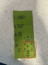 По моему кому то угрожают, подвесить за член. Возможно пять раз.
