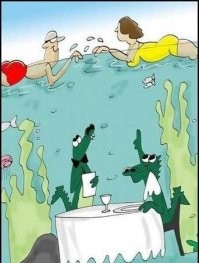 Черепаха укусила туристку за грудь