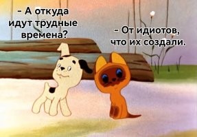 Когда идиоты ищут виноватых, то обычно выходят на самих себя.