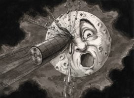 И херак об Луну! А потом об Марс!