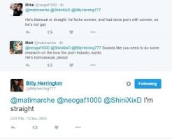 Интересный факт: Билли  как-то спросили, гей ли он. Он сказал что нет. И да, у него была жена и ребенок.