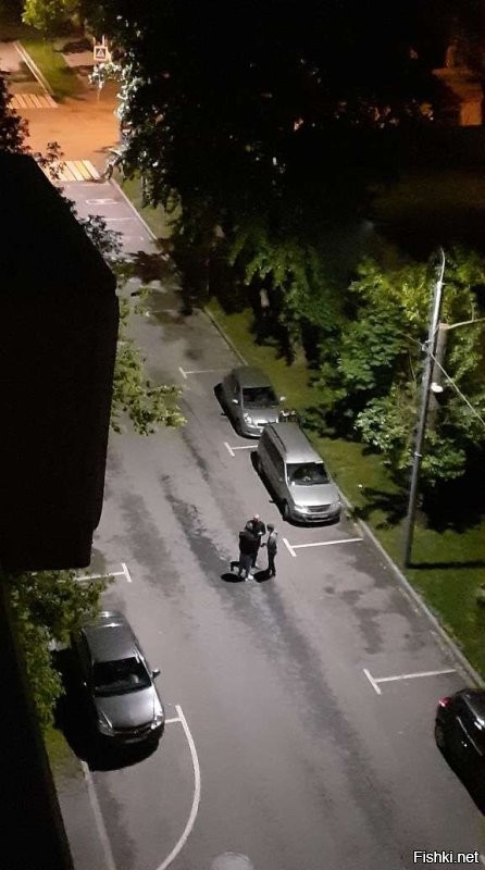 Я историю вкратце рассказал. Машина была лада-ларгус. Этот чел. живет с родителями. Живут бедно. Машину постоянно видел-когда с дачи ее выгружали-картошка и прочий подножный корм. чувак рос тихим и забитым, потом попал в плохую компанию, и с тех пор его машина стала местом ночных тусовок. Вот, кстати фото в телефоне нашлось.