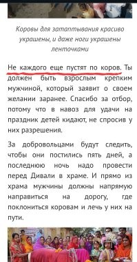 Дай корове затоптать тебя, сегодня же праздник!