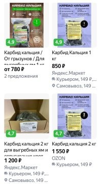 Да... Цены на карбид, те ещё...