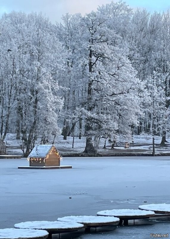 Чёт кисло как то... Не пойму чего вы этим постом с унылыми фотками хотели показать. Москва-столица и её положено блистать на праздниках. Тут ничего похожего. Наш провинциальный городишко стократ наряднее и веселее.  И это ещё только начали. Чуть позже ещё добавят. Даже уточковые домики на озёрах украшают гирляндами всегда.
