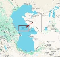 Да как бы на всех картах оно таки МОРЕ