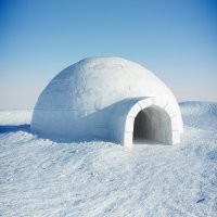 Для такой погоды у него другие домики