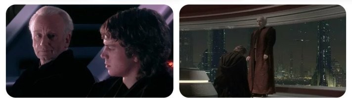 Хм... Квай-Гон, повоспитывать не успел, его Мол быстро убил. 
А вот Пал Палыч да, приложил, так сказать, руку.