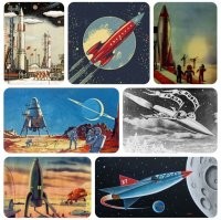Ну... Собственно, может и Р-1. :) 

Но вообще, это "собирательный образ". 
Нечто обтекаемое и с хвостовым оперением.