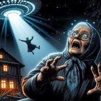 "Похищение"
Летающая тарелка с бортовым номером ХЩ-715 приземлилась между опушкой леса и дачным посёлком “Бодрый садовод”. Из люка выпрыгнули трое зелёных инопланетян.
  Задача ясна?
Старший инопланетянин оглядел экипаж.
  Ищем подходящий объект для похищения, усыпляем и быстро уносим. Вопросы есть?
  Никак нет, главный зелёный товарищ!
  Тогда вперёд. Быстро похищаем и обратно на базу. Я жене обещал после работы в звездомаркет слетать.
Троица крадучись подошла к крайнему домику посёлка, когда на их пути возникла тёмная фигура.
  А вот и вы! Меня похищайте!
Старший инопланетянин посветил фонариком. Фигурой оказалась девушка самой романтической наружности.
  Что светишь? Меня похищай, зелёный. Мне вдохновение требуется, звёздные просторы, другие миры. Видишь? Я уже неделю стихов писать не могу.
  Э-э-э…
  Куда идти? Где ваша тарелка?

Инопланетяне дёрнулись было бежать, но путь им перегородила дородная женщина.
  Стоять! Ну-ка, давай меня похищай тоже.
Старший инопланетянин нервно икнул.
  Что молчишь? Я говорю, полечу с вами. В прошлом году мужа моего похитили. Он утром из дома за пивом вышел, так до сих пор нет. Значит, у вас! Давай, грузи меня в тарелку.
  Я тоже полечу!   из темноты выскочил парень в кожаной куртке.   Меня коллекторы ищут, пересидеть надо.
  А в полёте кормить будут?   из кустов появилась старушка с клюкой.   Я пирожков-то взяла, но если больше трёх часов лететь, то кормить должны.
  Спокойно, граждане,   в толпе возник председатель посёлка,   в первую очередь лечу я.
  А чёй это ты?
  В прошлом году они нашу пожарную рынду похитили. Надо вернуть!
  Да не они это. Это Петрович с Сидоровым на чермет её сдали.
  Может, и Петрович, а может, и они. Я сначала их проверять буду. Куда грузиться?

Зелёные инопланетяне попытались вырваться, но разве от людей убежишь? Младший зелёный даже плакал и просился к инопланетной маме, но поэтическая девица держала крепко.
  Вон там их тарелка. Давай-давай, шевели ногами. Ишь похищать они не хотят. Надо! Общественность требует коллективного похищения.
  А кормить, кормить-то в полёте будут?
  Я мясное не ем, мне веганское меню.
  Котлету мне отдашь, вот и будет тебе веганское.
  Да прям сейчас! Если веганского нет, я сама котлету съем.
Когда толпа вышла к месту посадки, старший инопланетянин тоненько закричал. У тарелки не хватало правого двигателя, гиперпривода и антенны дальней связи. Входной люк тоже кто-то снял.
  Мда… Похоже, ограбили вас,   председатель вздохнул,   отменяется поездка.
  Сто процентов, это Петрович с Сидоровым. Сняли и сдали в цветмет.
  Меди-то кило двести, небось.
  Так что, не летим? А кормить всё равно должны! Я что, зря тащилась сюда?
  Что же вы, инопланетяне, на сигнализацию тарелку не ставите?
Троица инопланетян зарыдала. Люди ещё постояли, покачали головами и разошлись. А старший зелёный с тоской подумал, что теперь точно не сможет слетать в звездомаркет.

P. S. А в это время через соседнее болото шли Петрович, он же Хчу-Кси, и Сидоров, он же Пух-Щу. Петрович тащил спёртый гиперпривод, а Сидоров пожарную рынду и дверь от летающей тарелки. Застрявшие на Земле пять лет назад, они впервые получили шанс вернуться на родную Альфу Центавра. Десять минут на установку запчастей   и старая тарелка, спрятанная в кустах, унесёт их домой. И больше никогда ни ногой на эту Землю!
(с)Александр "Котобус" Горбов
Книга "Таблетка от понедельника"