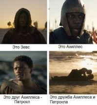 Персонажи сериала "Падение Трои" 2018 года от Netflix:
