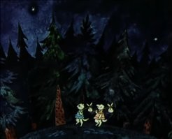 И пошли они до городу Парижа. Бредут лесами тёмныма, идут степями широкима, лезут горами высокима... Ну, по пути в городах концерты давали, с большим успехом… Ну, вот так… до Парижу и… доправилися.(с)