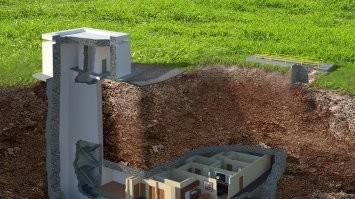 Вот в таком бункере можно переждать что угодно,  а не в погребе для солений.