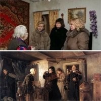 В. Маковский "Посещение бедных" 1874 г