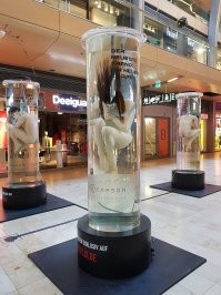 Видоизменённый углерод (Altered Carbon) - неплохой сериал от Нетфликса, но роман Ричарда Моргана, как это часто бывает, намного лучше. Выставить чучела человеческих оболочек в торговом центре в качестве рекламы могли конечно только дебильные немцы. Как были выродками-фашистами, так и остались. Ещё бы - мечта любого фюрера - вложить стэк в тушку и получить разом солдата-убийцу. С хохлами прокатило.