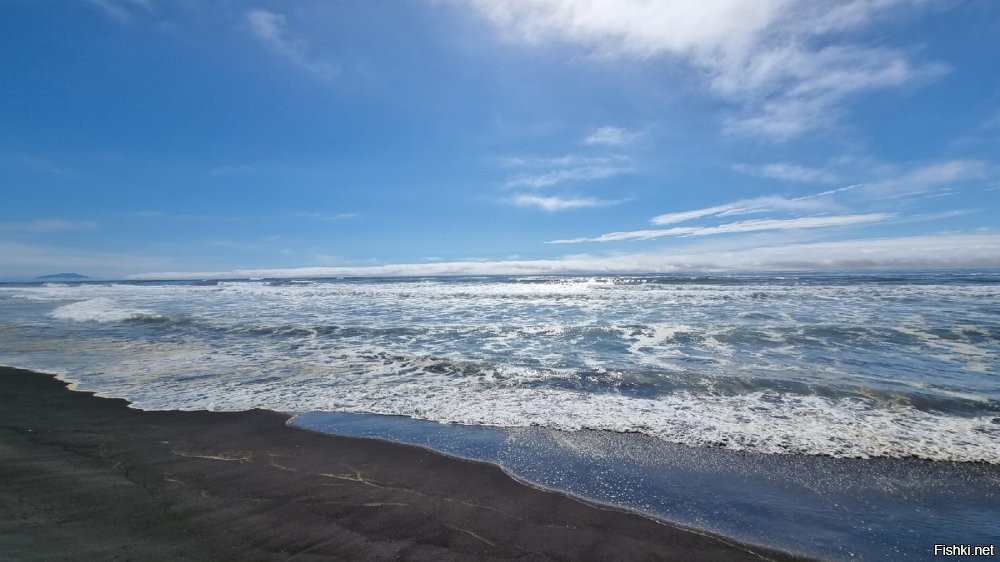 Халактырский пляж, Тихий океан, побережье Камчатки
