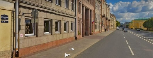 Петербург. Шпалерная, 48.  У яндекса ещё нет резинок.