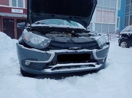 Типичное ДТП, въехали в жопу Приоре на скорости 30 км/ч, накатом по льду. Ремонт дилера Автоваза, 240 тысяч.