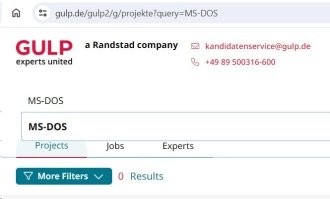 Все ссылки в тексте ведут на  - реклама сайта?
А на gulp никто специалиста по MS-DOS не ищет