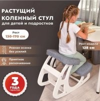 Все правильно, про стул добавлю - это коленный ортопедический стул, он предназначен для разгрузки позвоночника, помогает снять нагрузку и исправить осанку, так как основная нагрузка приходится на колени, а за счет наклона сиденья позвоночник принимает правильное положение.