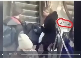 Петербурженка присела на эскалатор и едва не лишилась жизни