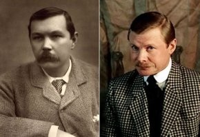 забыли ещё про один факт, Соломина не утверждали потому что считали, что он совсем не похож на англичанина, потому что у него лицо типичного русского, откуда то из под Рязани, тогда членам комиссии показали фото Конан Дойля и Соломина загримированного под Ватсона и тогда его сразу утвердили