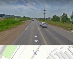 "это понятие которым можно вытереть задницу. Обгон мог быть начат сразу после перехода."

Ты совсем куку? Тут всего 2 полосу и перед пешеходным переходом СО ВСЕХ сторон должна быть сплошная. А значит обгон запрещён в любом случае. Бумер отлично исполнил на лишение прав!

UPD. я не поленился, облазил карту и нашёл это место. Сплошную видишь? Тебе опять ничего не запрещает обгонять?