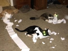 Теннисный шарик в ванну, ну или так