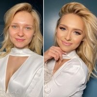 это вроде и без макияжа нормальная
