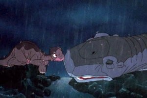 Земля до начала времен. Блин. Нафига напомнили? Я рыдала в свое время не меньше ,чем от смерти Муфасы
