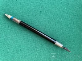 №4.
Уже давно придумано: складные ручка и карандаш в одном корпусе. При желании можно с обеих сторон вставить карандаши.