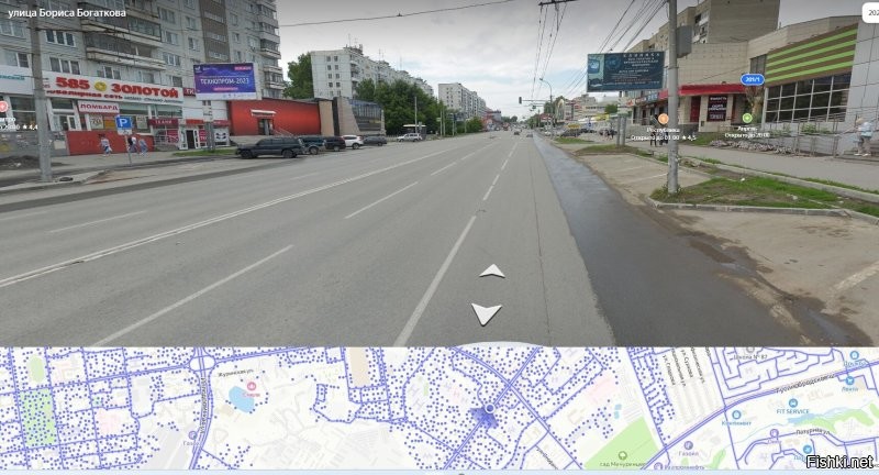 Я в Новосибирске не был ни разу. По Вашему совету рандомно ткнул в панорамах. Ну что сказать, 2-я Станционная далеко не автобан, конечно. Но у Вас довольно своеобразное понятие дорог после бомбёжки. Улицы и год съёмки видно на скринах.