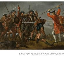 Килт надевали ж  ни на голое тело. Так что и рукава и штаны в те времена  уже были. Просто он был более удобен в тех условиях.

В Горной Шотландии (Highlands), с её дождливым климатом и гористым рельефом, большой плед был незаменим. Он давал свободу движений, согревал, быстро высыхал, чего нельзя было сказать о брюках. На ночь он превращался в тёплое одеяло. Когда в бою требовалась максимальная свобода движений, плед можно было легко сбросить и нестись в атаку без одежды.