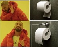 Кота заведи. Он тебя научит правильно вешать рулон.