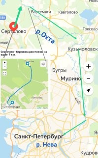 Там до Охты недалёко. 
А потом само, вниз по течению, и до Невы доплывёт.