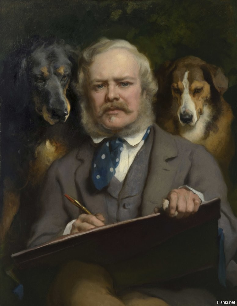 За собаками пожалуйте к другому живописцу, сэру Эдвину Ландсиру.