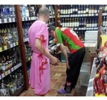 Вот визуализация темы - послать гонца рысью за водкой!

Ты не ты, когда голоден!