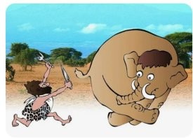 А вы думаете, куда мамонты подевались?
Их съели.

Последние, измельвшие и, наверное, не очень вкусные, на необитаемом острове век доживали.
Но и потом, пришёл человек и их доел.