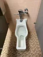 при чем тут женский писсуар? это чтобы мужикам не касаться унитаза...