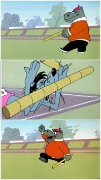 Ну, собственно, бумеранг и произошёл от метательной палки.