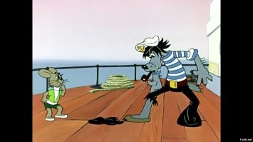 Про западных считаю неуместным говорить в приличном обществе, а вот наш Заяц был мелким пакостником, за что и получал... Только-только, мать вашу, с Волком за живучесть боролись, корабль спасли, а он, засранец, ему его красу и гордость (клёши!)  испортил..!