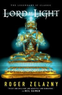На меня самое большое впечатление произвел "Lord of Light" (Князь света, Бог света, Лорд света - как только его не переводили). Первую треть книги я совершенно не понимал что происходит, продолжал читать лишь потому что уважал Желязны, а потом все вдруг стало на свои места, выстроился великолепный сюжет с отличным исполнением. Уровень книги - высочайший.
Занятно, что эту именно книгу якобы пытались экранизировать (на самом деле проводя спецоперацию по освобождению заложников в Иране) - об этом весьма неплохой фильм "Argo" (Операция "Арго").