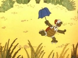 Черепахе дали возможность передвигаться по дому на высоких скоростях