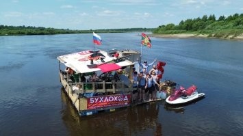 У нас покруче плоты и поинтересней на них эксперименты ставят